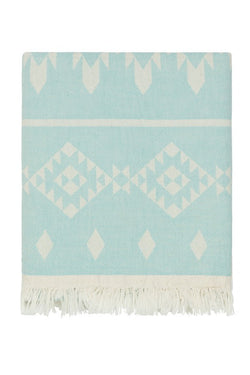 Towel ~ GPT03 Dakota Mint Hammam Towel / Throw