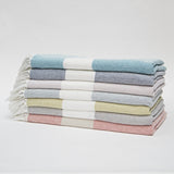 Blanket throw ~ Hammam - 100 x 200 100% recycled environmentally friendly