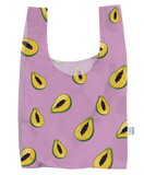 Bag  ~ Papaya design 100% recycled plastic reusable shopping bag