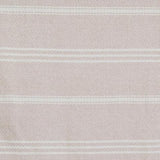 Blanket throw ~ Oxford stripe - Shell - close up picture beautiful soft colour 100% recycled