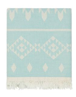 Towel ~ GPT03 Dakota Mint Hammam Towel / Throw