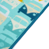 Close up of VW Picnic Rug - fleece with water resistant backing