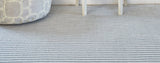 Rug ~ Brighton Stripe - Dove Grey 100% recycled