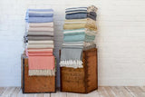 Blanket throws ~ 230 x 130cm 100% recycled from plastic bottles