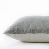 Dove Grey and linen look back Cushion lightweight ~ Weaver Green Diamond - Dove Grey - 45x45cm beautiful warming colour ethically produced