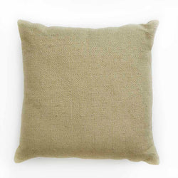 Cushion lightweight ~ Weaver Green Diamond - Gooseberry - 45x45cm sunny bright colour ethically produced