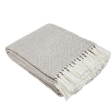 Blanket throw ~ Diamond - Chinchilla - ethically produced