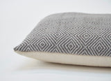 Diamond - Tabby grey colour cushion - 45x45cm ethicaly produced