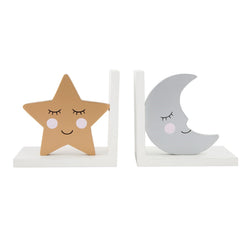 Kids ~ Heart465 Sweet Dreams Star & Moon Bookends