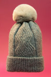 Hat ~ Powder ING7 Ingrid Bobble Hat - Slate Grey