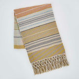 Weaver Green Blanket throw ~ Madras Check - Gold