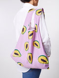 Bag  ~ Palm design 100% recycled plastic reusable long handled bag