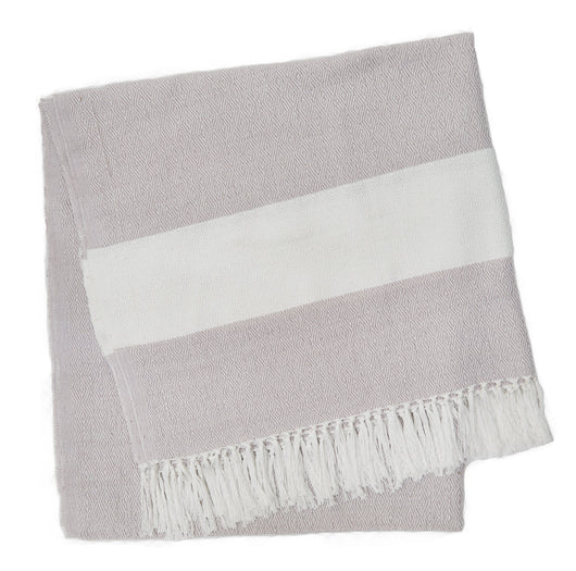 Blanket throw ~ Hammam - Shell - 100% recycled environmentally friendly