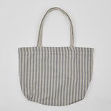Weaver Green Bag ~ Toulouse Blue Stripe Beach/Shopping Bag ethically produced