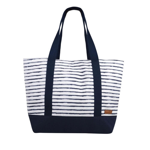 Beach bag UBDAW30 02NA beach shoulder bag Navy Stripe Urban Beach New Waves Box