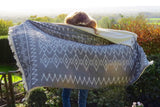 Throw ~  Dakota pattern cotton throw with fleece backing 170 x 130