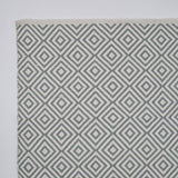Close up Rug ~ Oslo range ~ Dove Grey ~ Weaver Green 100% recycled