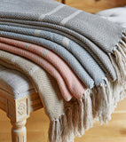 Cassis -100% recycled with the appearance of real French linen