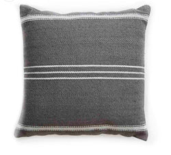 Cushion lightweight ~ Weaver Green Oxford Stripe - Tabby - 45x45cm ethically produced