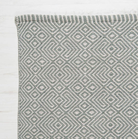 Close up Rug ~ Provence range ~ Dove Grey ~ Weaver Green 100% recycled